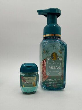 Bath & Body Works Disney Princess MULAN Gentle Foaming Hand Soap & Sanitizer